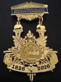 Grand Lodge of Michigan Bicentennial Pocket Jewel